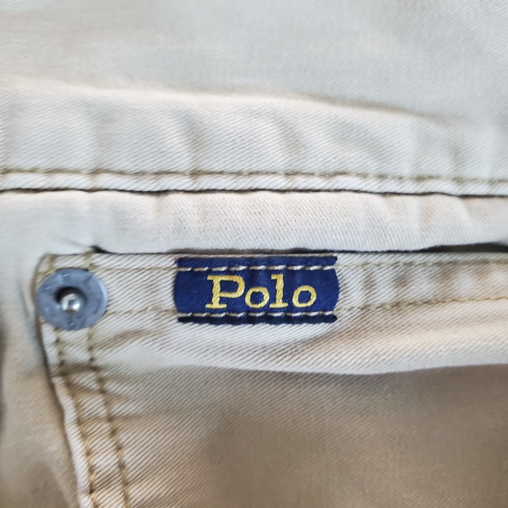 Polo Ralph Lauren Men's Jeans Size 33X30 Actually Measures 34X28 Tan - Picture 10 of 15